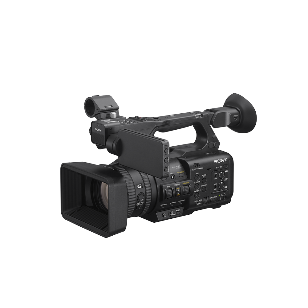 HXR-NX800 – Zum Aufnehmen, Aufzeichnen und Streamen in 4K HDR mit einem 20-fachen optischen Zoom. HXR-NX800 – Zum Aufnehmen, Aufzeichnen und Streamen in 4K HDR mit einem 20-fachen optischen Zoom.